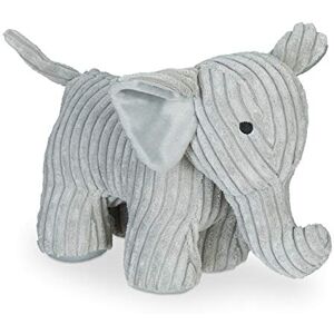 Relaxdays Elephant Door Stop, Fabric, for Floors, Sand-Filled, Indoors, Animal Doorstop, 22 cm Tall, Soft, Heavy, Grey Relaxdays Elephant Door Stop, Fabric, for Floors, Sand-Filled, Indoors, Animal Doorstop, 22 cm Tall, Soft, Heavy, Grey