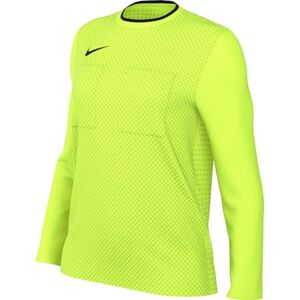 Nike FV3328-702 W NK DF REF II JSY LS Sweatshirt Women's Volt/Black Size S Nike FV3328-702 W NK DF REF II JSY LS Sweatshirt Women's Volt/Black Size S