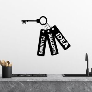 Hanah Home Stylish Black Decorative Metal Wall Accessory, 57 x 70 cm, 100% Metal, 1.5 mm Thickness, Lightweight & Easy to Hang, Perfect for Home Decor Hanah Home Stylish Black Decorative Metal Wall Accessory, 57 x 70 cm, 100% Metal, 1.5 mm Thickness, Lightweight & Easy to Hang, Perfect for Home Decor