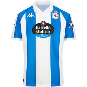 Kappa Kombat Home Deportivo 14Y Football Kit Blue Kappa Kombat Home Deportivo 14Y Football Kit Blue