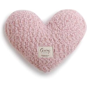 DEMDACO Pale Pink Soft Heart Shaped 10 x 11 inch Plush Polyester Decorative Throw Giving Pillow DEMDACO Pale Pink Soft Heart Shaped 10 x 11 inch Plush Polyester Decorative Throw Giving Pillow