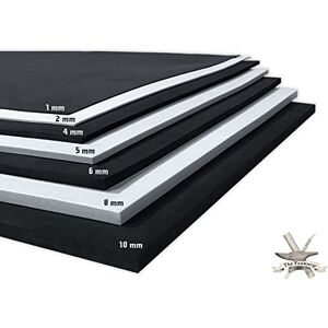 The Foamory EVA Foam Cosplay 2mm (2mm to 10mm) White or Black 14 x 39 Sheet Ultra High Density 85 kg/m3 by The Foamory EVA Foam Cosplay 2mm (2mm to 10mm) White or Black 14 x 39 Sheet Ultra High Density 85 kg/m3 by