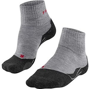 FALKE Men's TK2 Explore Short M Sso Wool Thick Anti-Blister 1 Pair Hiking Socks, Grey Light 3403, 8-9 FALKE Men's TK2 Explore Short M Sso Wool Thick Anti-Blister 1 Pair Hiking Socks, Grey Light 3403, 8-9
