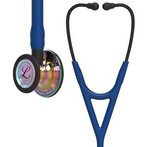 3M Cardiology IV Diagnostic Stethoscope, High Polish Rainbow-Finish Chestpiece, Navy Tube, Black Stem and Black Headset, 27 inch, 6242 3M Cardiology IV Diagnostic Stethoscope, High Polish Rainbow-Finish Chestpiece, Navy Tube, Black Stem and Black Headset, 27 inch, 6242
