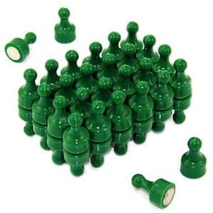 FIRST4MAGNETS Green Skittle Magnet for Fridge, Office, Whiteboard, Noticeboard, Filing Cabinet 12mm dia x 21mm tall Pack of 48 FIRST4MAGNETS Green Skittle Magnet for Fridge, Office, Whiteboard, Noticeboard, Filing Cabinet 12mm dia x 21mm tall Pack of 48