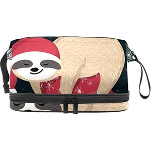 Generic Multi-Functional Storage Travel Cosmetic Bag with Handle,Large Capacity Travel Cosmetic Bag,Christmas Sloth Generic Multi-Functional Storage Travel Cosmetic Bag with Handle,Large Capacity Travel Cosmetic Bag,Christmas Sloth