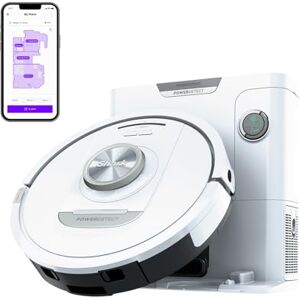 Shark PowerDetect Robot Vacuum with 60-Day Self-emptying Base For Carpets, Hard Floors and Pet Hair 3D LiDAR Navigation Wi-Fi / App Odour Cartridge and 2 Brushes Incl. White Shark PowerDetect Robot Vacuum with 60-Day Self-emptying Base For Carpets, Hard Floors and Pet Hair 3D LiDAR Navigation Wi-Fi / App Odour Cartridge and 2 Brushes Incl. White