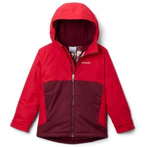 Columbia Youth Boys Alpine Action 3 Jacket, Ski Jacket, Rich Wine Melange/Mountain Red, S Columbia Youth Boys Alpine Action 3 Jacket, Ski Jacket, Rich Wine Melange/Mountain Red, S