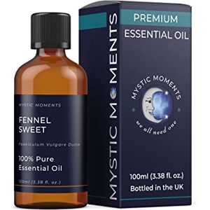 Mystic Moments Fennel Sweet Essential Oil 100ml Pure & Natural Oil for Diffusers, Aromatherapy & Massage Blends Vegan GMO Free Mystic Moments Fennel Sweet Essential Oil 100ml Pure & Natural Oil for Diffusers, Aromatherapy & Massage Blends Vegan GMO Free