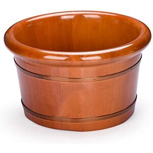 ZXNANA Wooden Barrel Foot Spa Foot Tub for Soaking Feet, Wood Bucket for Pedicure, Foot Basin for Adults, Foot Bath Spa Tub, Foot Soak Bucket (Size : A) charitable ZXNANA Wooden Barrel Foot Spa Foot Tub for Soaking Feet, Wood Bucket for Pedicure, Foot Basin for Adults, Foot Bath Spa Tub, Foot Soak Bucket (Size : A) charitable