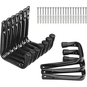 Yisunnan Swendo Garage Storage Hooks, Heavy Duty J Utility Hangers (Black, Pack of 10) Yisunnan Swendo Garage Storage Hooks, Heavy Duty J Utility Hangers (Black, Pack of 10)
