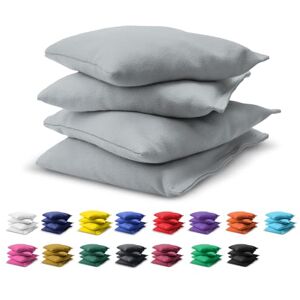 GoSports Cornhole Bean Bags Set of 4 Regulation All Weather Gray GoSports Cornhole Bean Bags Set of 4 Regulation All Weather Gray