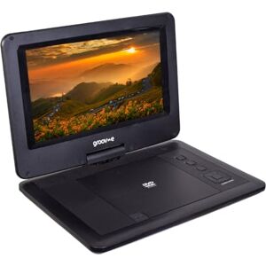 Groov-e 10.1-Inch Portable DVD Player Movie Player with TFT LCD Screen, Built-in Speakers, USB and SD Card Ports, Remote Control, and Rechargeable Battery, Mains or Battery Powered Groov-e 10.1-Inch Portable DVD Player Movie Player with TFT LCD Screen, Built-in Speakers, USB and SD Card Ports, Remote Control, and Rechargeable Battery, Mains or Battery Powered