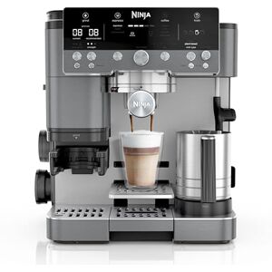 Ninja Luxe Premier 3-in-1 Coffee Machine, Latte, Cappuccino, Cold Brew & Espresso Maker With Built in Bean Grinder & Milk Frother, Easy to Use, 4 Automated Froth Presets, Gun Metal ES601UKGM Ninja Luxe Premier 3-in-1 Coffee Machine, Latte, Cappuccino, Cold Brew & Espresso Maker With Built in Bean Grinder & Milk Frother, Easy to Use, 4 Automated Froth Presets, Gun Metal ES601UKGM