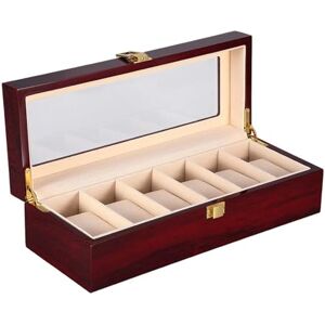 Uten Watch Display Storage Box Jewelry Collection Case Organiser Holder for Men Wooden Uten Watch Display Storage Box Jewelry Collection Case Organiser Holder for Men Wooden