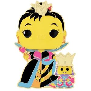 Funko Pop! Large Enamel Pin Disney Alice: Queen Of Hearts and King Alice In Wonderland Enamel Pins Cute Collectable Novelty Brooch for Backpacks & Bags Gift Idea Movies Fans Funko Pop! Large Enamel Pin Disney Alice: Queen Of Hearts and King Alice In Wonderland Enamel Pins Cute Collectable Novelty Brooch for Backpacks & Bags Gift Idea Movies Fans