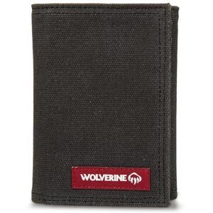 Wolverine Men's Guardian Cotton Trifold Wallet with RFID Protection, Six Card Slots and Three Slip Pockets, Onyx, One Size, Onyx, One Size Wolverine Men's Guardian Cotton Trifold Wallet with RFID Protection, Six Card Slots and Three Slip Pockets, Onyx, One Size, Onyx, One Size