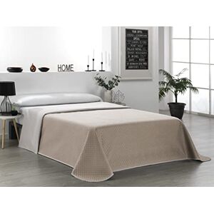Martina Home Reversible Linen Leather Bedspread for 135 cm Bed Martina Home Reversible Linen Leather Bedspread for 135 cm Bed
