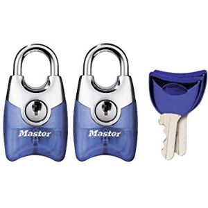 Master Lock 4630EURTAST Pack of 2 Fusion Padlocks with Key and Shrouded Shackle, Random Color, 4,4 x 2 x 1,4 Master Lock 4630EURTAST Pack of 2 Fusion Padlocks with Key and Shrouded Shackle, Random Color, 4,4 x 2 x 1,4