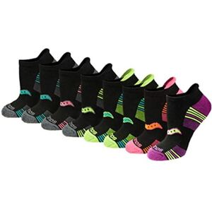 Saucony Women's Rundry Performance Heel Tab Athletic Socks, Available in S-l (8, 16, 24 Running, Black Assorted (8 Pairs), M (5-10) (Pack of 8) Saucony Women's Rundry Performance Heel Tab Athletic Socks, Available in S-l (8, 16, 24 Running, Black Assorted (8 Pairs), M (5-10) (Pack of 8)