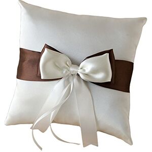 Mopec A13燙ushion for Partner with Large Bow In Ivory And Brown, Pack of 1燯nit Mopec A13燙ushion for Partner with Large Bow In Ivory And Brown, Pack of 1燯nit