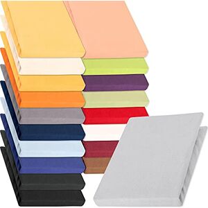 aqua-textil Pur Fitted Sheet Divan Water Beds Cotton 180x200-200x220 cm silver grey aqua-textil Pur Fitted Sheet Divan Water Beds Cotton 180x200-200x220 cm silver grey