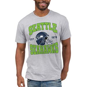 Junk Food Clothing x NFL Seattle Seahawks Team Helmet Adult Unisex Fan T-Shirt Grey Junk Food Clothing x NFL Seattle Seahawks Team Helmet Adult Unisex Fan T-Shirt Grey
