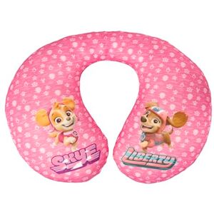 Paw Patrol Pink Neck Pillow with Skye and Liberty Characters. Perfect for Travel. Extra Comfortable and Washable. Paw Patrol Pink Neck Pillow with Skye and Liberty Characters. Perfect for Travel. Extra Comfortable and Washable.