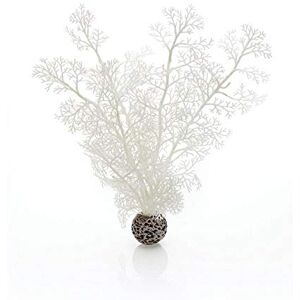 biOrb Fish Tank Decorations, Aquatic Sea Fan Plant (White) With Weighted Ball,1xAquarium Plant (Medium), Artificial Fish Tank Plants To Add Colour, Natural-Looking Aquarium Decor For Scenic Background biOrb Fish Tank Decorations, Aquatic Sea Fan Plant (White) With Weighted Ball,1xAquarium Plant (Medium), Artificial Fish Tank Plants To Add Colour, Natural-Looking Aquarium Decor For Scenic Background