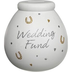 Pot Of Dreams Wedding Fund Ceramic Money Pot – White Hand-Decorated Savings Jar for Coins & Notes – Smash to Open Gift Idea for Bride and Groom – Wedding Money Box – Decorative Home Piggy Bank Pot Of Dreams Wedding Fund Ceramic Money Pot – White Hand-Decorated Savings Jar for Coins & Notes – Smash to Open Gift Idea for Bride and Groom – Wedding Money Box – Decorative Home Piggy Bank