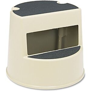 Rubbermaid Commercial Products Rubbermaid Commercial Mobile Two Step Stepstool Beige Rubbermaid Commercial Products Rubbermaid Commercial Mobile Two Step Stepstool Beige