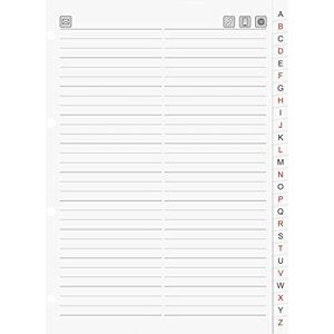 BRUNNEN Baier Schneider &Buttons-Phone Register Replacement Insert, 620, Cardboard, 156 x 211 x 10 MM White BRUNNEN Baier Schneider &Buttons-Phone Register Replacement Insert, 620, Cardboard, 156 x 211 x 10 MM White