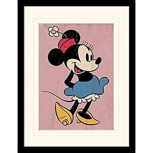 Minnie Erima Disney Junior MP11548P-PL Mouse 30 x 40 cm 'Retro' Mounted and Framed Print Minnie Erima Disney Junior MP11548P-PL Mouse 30 x 40 cm 'Retro' Mounted and Framed Print