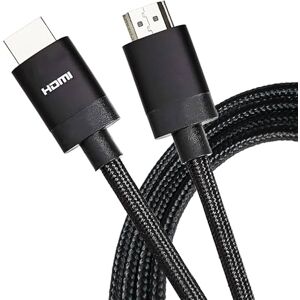 Maplin HDMI Cable 3M, Braided 8K 60fps V2.1 48Gbps High-Speed, ARC, HDR, Dolby Atmos, Compatible with TVs, Monitors, PS4/5, Xbox, Projectors, Soundbars, Sky Box, PCs, Laptops, Apple TV Maplin HDMI Cable 3M, Braided 8K 60fps V2.1 48Gbps High-Speed, ARC, HDR, Dolby Atmos, Compatible with TVs, Monitors, PS4/5, Xbox, Projectors, Soundbars, Sky Box, PCs, Laptops, Apple TV
