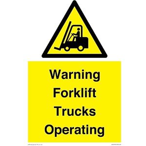 Viking Warning Forklift Trucks Operating Sign 200x300mm A4P Viking Warning Forklift Trucks Operating Sign 200x300mm A4P