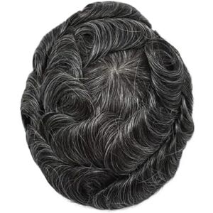 FGDJS663LK Wigs Natural Human Hair Topper With Grey Hair Man Toupee Hair Men's Capillary Prothesis Swiss Lace PU Indian Human Hair Wigs for Men Hairpiece(1B30) FGDJS663LK Wigs Natural Human Hair Topper With Grey Hair Man Toupee Hair Men's Capillary Prothesis Swiss Lace PU Indian Human Hair Wigs for Men Hairpiece(1B30)