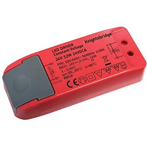 Knightsbridge IP20 24V 12W LED Driver Constant Voltage, 9.8 x 3.6 x 2.2 centimetres Knightsbridge IP20 24V 12W LED Driver Constant Voltage, 9.8 x 3.6 x 2.2 centimetres