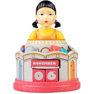 Grupo Erik Perpetual Calendar Squid Game Merch Desk Calendar, Home Office Desk Accessories, Home Decor Accessories Young-Hee Squid Game Gifts Grupo Erik Perpetual Calendar Squid Game Merch Desk Calendar, Home Office Desk Accessories, Home Decor Accessories Young-Hee Squid Game Gifts