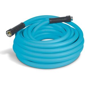 Aqua Joe AJPGH50-PRO HybridFLEX Professional-Grade Kink-Free Abrasion-Resistant Hybrid Polymer Garden Hose w/Dual Swivel Grenade Grips, 500-PSI, 50-Foot 500 PSI Burst Aqua Joe AJPGH50-PRO HybridFLEX Professional-Grade Kink-Free Abrasion-Resistant Hybrid Polymer Garden Hose w/Dual Swivel Grenade Grips, 500-PSI, 50-Foot 500 PSI Burst