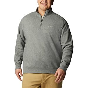 Columbia Men's Hart Mountain Ii Half Zip Hiking Shirt, Charcoal Heather, Large Columbia Men's Hart Mountain Ii Half Zip Hiking Shirt, Charcoal Heather, Large