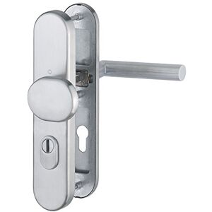 HOPPE 3662149 Safety Interchangeable Fitting Amsterdam on Long Plate PZ72, Door Thickness 42-47 mm, with Core Pulling Protection, Matte Stainless Steel HOPPE 3662149 Safety Interchangeable Fitting Amsterdam on Long Plate PZ72, Door Thickness 42-47 mm, with Core Pulling Protection, Matte Stainless Steel