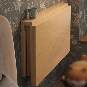 WADRBSW Wall Mounted Floating Folding Table,Laundry Folding Table,Wooden Drop Leaf Foldable Wall Desk,Space Saving,for Kitchen Dining Room Home Bar Workbench,Stable Sturdy. To pursue happiness WADRBSW Wall Mounted Floating Folding Table,Laundry Folding Table,Wooden Drop Leaf Foldable Wall Desk,Space Saving,for Kitchen Dining Room Home Bar Workbench,Stable Sturdy. To pursue happiness