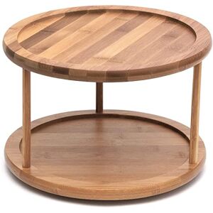 Lipper International 8302 Bamboo Wood 2-Tier 10" Kitchen Turntable Lipper International 8302 Bamboo Wood 2-Tier 10" Kitchen Turntable