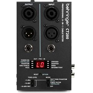 Behringer CT200 Microprocessor-Controlled 8-in-1 Cable Tester Behringer CT200 Microprocessor-Controlled 8-in-1 Cable Tester