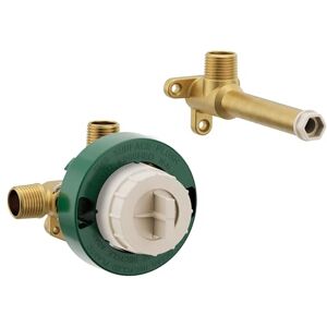 Moen WMV130CIS M-Pact Single Handle Wall Mount Filler High Flow Tub Faucet Rough-in Valve with CC/ICS Connections, or Unfinished Moen WMV130CIS M-Pact Single Handle Wall Mount Filler High Flow Tub Faucet Rough-in Valve with CC/ICS Connections, or Unfinished