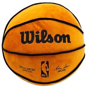 Character World NBA Officially Licensed Wilson Design Ball Round Cushion, Super Soft Orange Basketball Pillow, Perfect For Any Bedroom, on the Sofa 35 x 35cm Character World NBA Officially Licensed Wilson Design Ball Round Cushion, Super Soft Orange Basketball Pillow, Perfect For Any Bedroom, on the Sofa 35 x 35cm