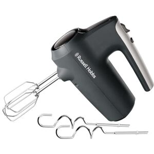 Russell Hobbs Hand Mixer (Electric whisk for baking, 5 Speeds + Turbo Mode, Dishwasher safe chrome beaters & dough hooks, Bowl & heel rest feature, 350W peak power) Desire Matte Charcoal 27151 Russell Hobbs Hand Mixer (Electric whisk for baking, 5 Speeds + Turbo Mode, Dishwasher safe chrome beaters & dough hooks, Bowl & heel rest feature, 350W peak power) Desire Matte Charcoal 27151