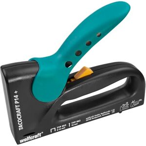 Wolfcraft tacocraft P 14+ Hand Stapler, with Plastic Body I 7079000 I 0 Wolfcraft tacocraft P 14+ Hand Stapler, with Plastic Body I 7079000 I 0