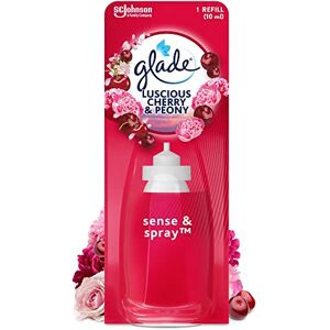 Glade Sense & Spray Air Freshener Refill, Motion Activated Automatic Room Spray and Odour Eliminator for Home, Cherry & Peony, 8 Refills (8 x 18ml) Glade Sense & Spray Air Freshener Refill, Motion Activated Automatic Room Spray and Odour Eliminator for Home, Cherry & Peony, 8 Refills (8 x 18ml)