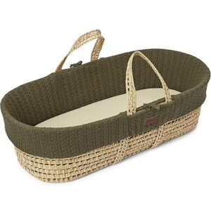 The Little Green Sheep Natural Knitted Moses Basket and Mattress Juniper The Little Green Sheep Natural Knitted Moses Basket and Mattress Juniper